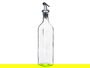 VIVALTO Aceitera de Vidrio con Tapón Dosificador, 500 ml, Transparente, 5.5 x 30.5 x 5.5 cm (Set de 24)