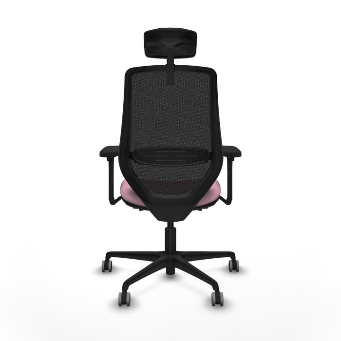 PIQUERAS Y CRESPO Silla de oficina Mardos Rosa y Negro