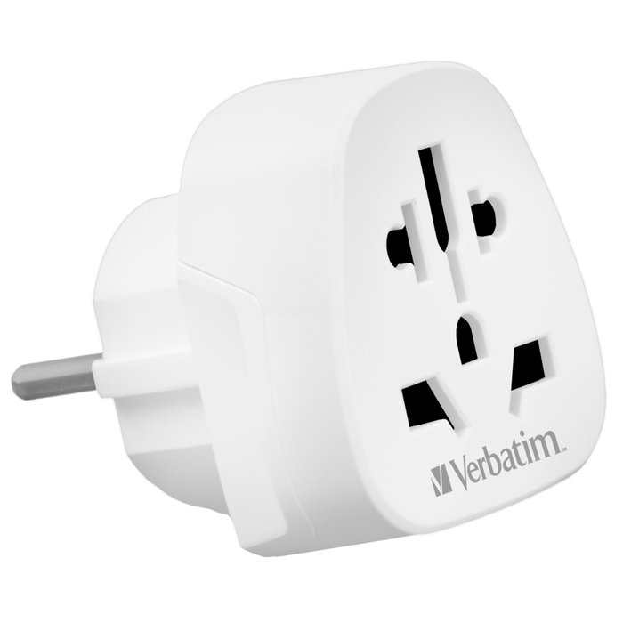Verbatim WTEU-02 Adaptador de Viaje Blanco Verbatim WTEU-02 Adaptador de Viaje Blanco