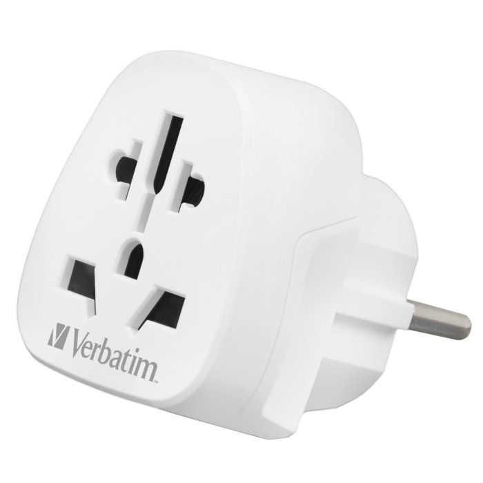 Verbatim WTEU-02 Adaptador de Viaje Blanco Verbatim WTEU-02 Adaptador de Viaje Blanco
