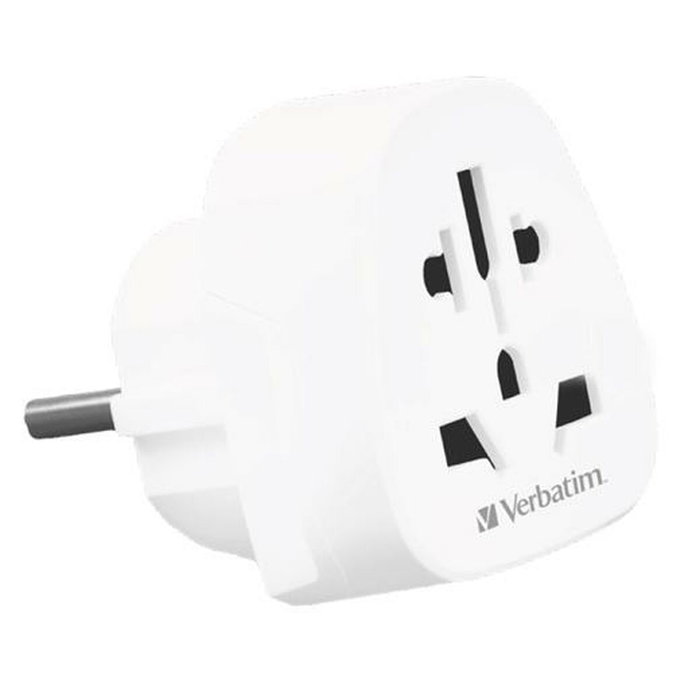 Verbatim WTEU-02 Adaptador de Viaje Blanco Verbatim WTEU-02 Adaptador de Viaje Blanco