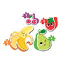 Clementoni 20815 My First Puzzle Progresivo de Frutas y Verduras, 4 Puzzles de 3 a 12 Piezas, para Niños +2 Años