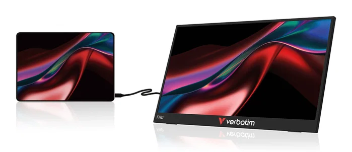 Verbatim Monitor Portátil Táctil 15.6 Pulgadas Full HD IPS Serie LIGHT