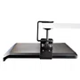Startech KEYBOARD-TRAY-CLAMP1 Bandeja de Teclado Bajo Escritorio Ajustable y Deslizante - Soporta 12 kg, 3 Alturas, Instalación Fácil, Superficie 700x310 mm, Negro