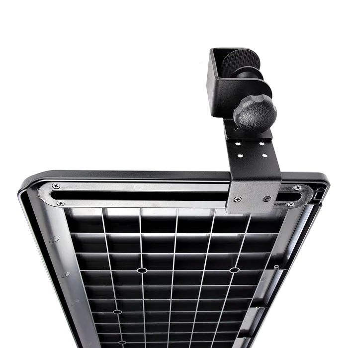 Startech KEYBOARD-TRAY-CLAMP1 Bandeja de Teclado Bajo Escritorio Ajustable y Deslizante - Soporta 12 kg, 3 Alturas, Instalación Fácil, Superficie 700x310 mm, Negro