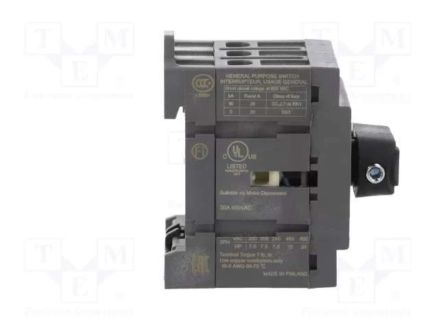 ABB Interruptor de aislamiento OT 25A de 3 polos ABB Interruptor de aislamiento OT 25A de 3 polos