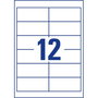Avery Zweckform Etiquetas Adhesivas 97 x 42,3 mm, Formato A4, 3659, Pack de Hojas