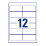 AVERY Zweckform Etiquetas Blancas 97 x 42,3 mm A4 1200 uds.
