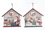 DKD Home Decor Decoración Colgante LED 30x2x28 con 7 LEDs, Surtido de 2 Colores