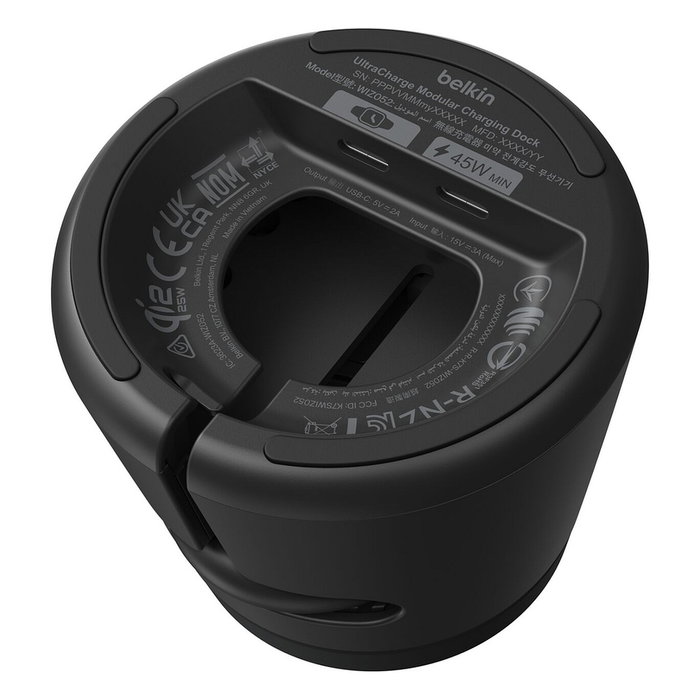 Belkin UltraCharge Estación de carga modular Qi2 25W Negro WIZ052kqBK