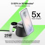 Belkin UltraCharge WIZ052kqBK Estación de carga modular 25W Negro