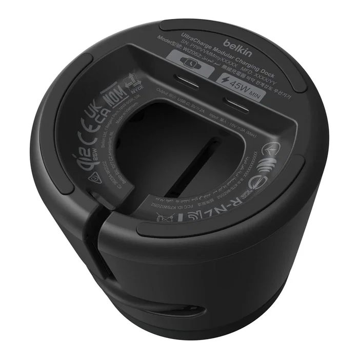Belkin Estación de Carga Modular UltraCharge 25 W Qi2 - Negro