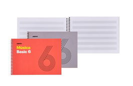 Bloc De Musica Additio Basic 6 Pentagramas A5 Apdo.