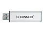 Q-connect Memoria USB Flash 64 GB 3.0 Retráctil Plateado