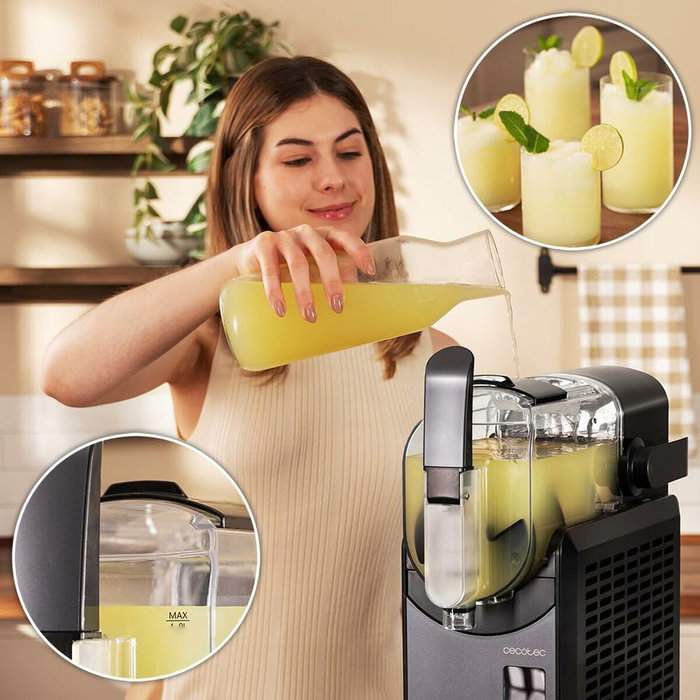 Cecotec Twist&Ice 2600 Máquina para Granizados y Bebidas Congeladas Negro Cecotec Twist&Ice 2600 Máquina para Granizados y Bebidas Congeladas Negro