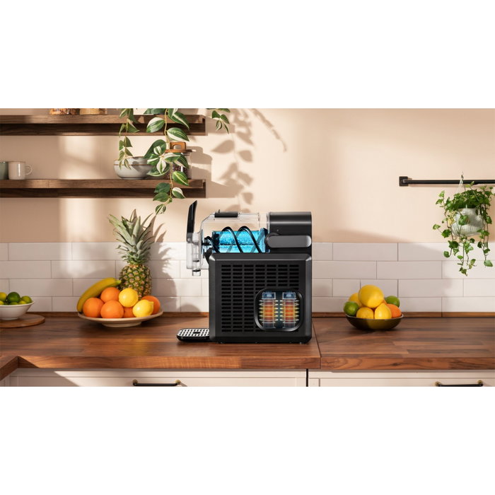 Cecotec Twist&Ice 2600 Máquina para elaborar bebidas y postres congelados Negro/Plata