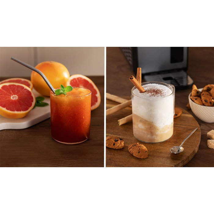 Cecotec Twist&Ice 2600 Máquina para elaborar bebidas y postres congelados Negro/Plata
