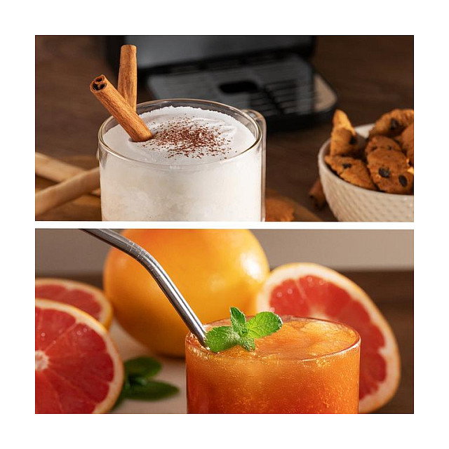 Cecotec Fabricante de Postres Congelados y Bebidas Congeladas Twist&Ice A01_EU01_109564 - 220W Negro Cecotec Fabricante de Postres Congelados y Bebidas Congeladas Twist&Ice A01_EU01_109564 - 220W Negro