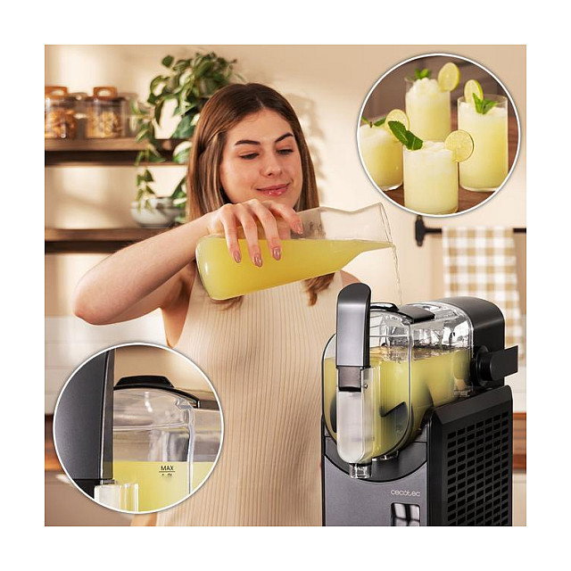 Cecotec Fabricante de Postres Congelados y Bebidas Congeladas Twist&Ice A01_EU01_109564 - 220W Negro Cecotec Fabricante de Postres Congelados y Bebidas Congeladas Twist&Ice A01_EU01_109564 - 220W Negro