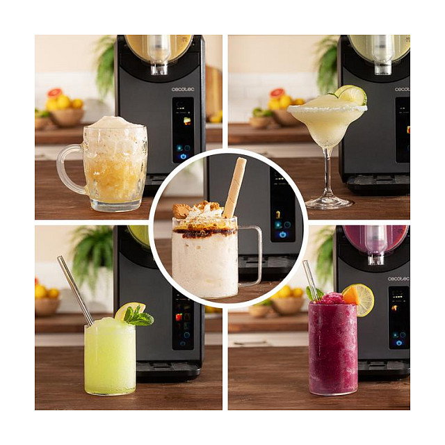 Cecotec Fabricante de Postres Congelados y Bebidas Congeladas Twist&Ice A01_EU01_109564 - 220W Negro Cecotec Fabricante de Postres Congelados y Bebidas Congeladas Twist&Ice A01_EU01_109564 - 220W Negro