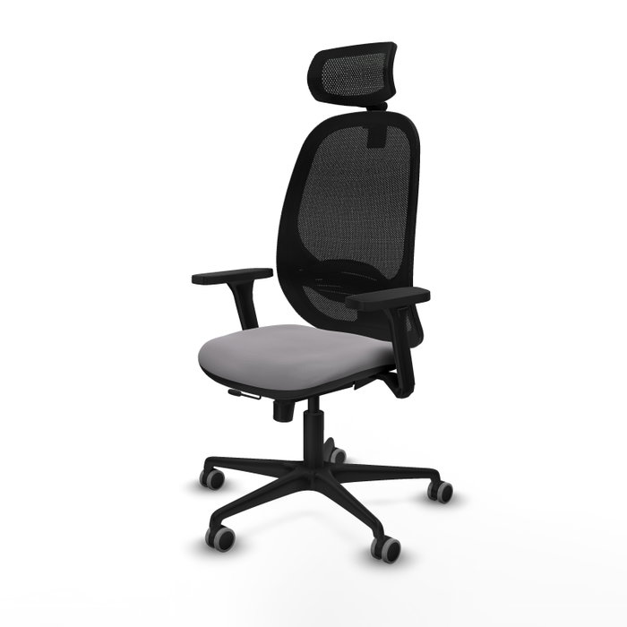 PIQUERAS Y CRESPO Silla de oficina Cilanco Gris y Negro