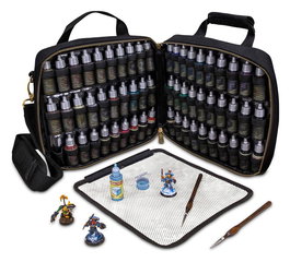 Enhance Maletín para Pintura de Miniaturas Negro