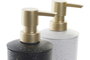 DKD Home Decor Dosificador PRO GOLD Mate Dorado y Negro 350 ml