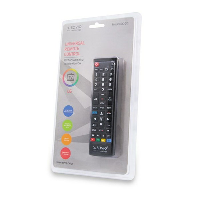 Mando a Distancia Universal Savio RC-07 Mando a Distancia Universal Savio RC-07