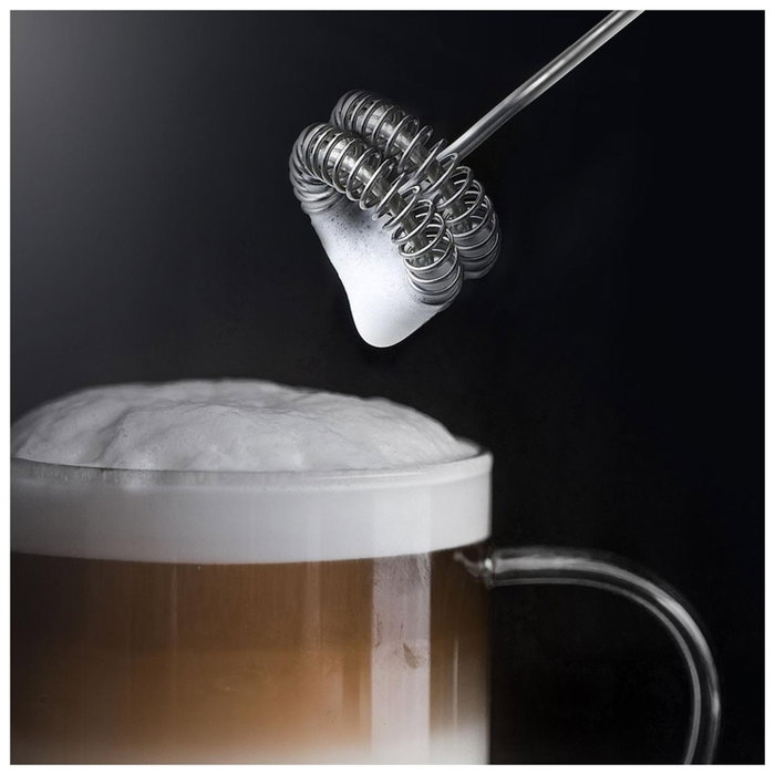 Bialetti Milaufschumer PRO SILVER Espumador de leche eléctrico portátil Bialetti Milaufschumer PRO SILVER Espumador de leche eléctrico portátil