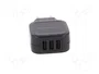 Qoltec Cargador de red 17W 5V 3.4A con 3x USB