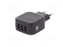Qoltec Cargador de red 17W 5V 3.4A con 3x USB