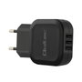 Qoltec Cargador de red 17W 5V 3.4A con 3x USB