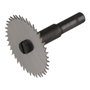 Wolfcraft Fresa circular de sierra para madera Ø45 x 1,5 mm, diámetro 45 mm, altura 1.5 mm, vástago 8.5 mm
