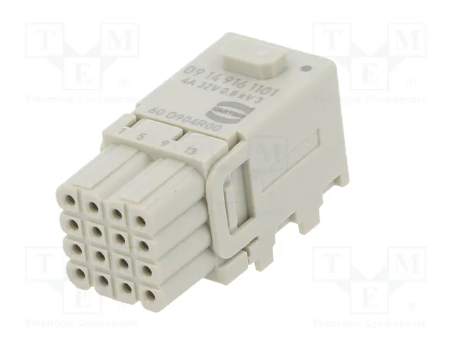 HARTING Módulo Hembra Han-Modular® Domino Han D® de 16 Pines