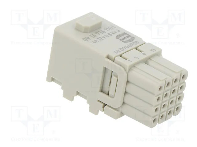 HARTING Módulo Hembra Han-Modular® Domino Han D® de 16 Pines