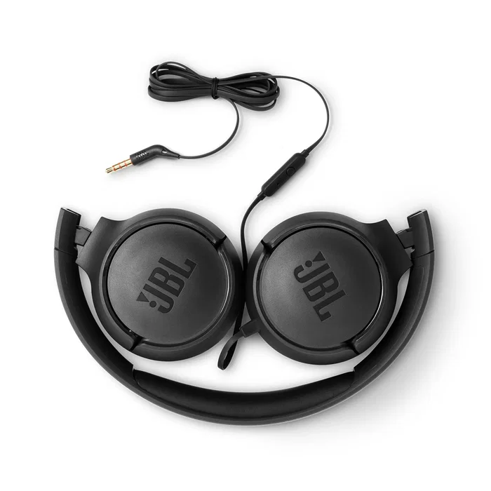 JBL Tune 500 Auriculares Alámbricos Diadema - Pure Bass para Llamadas y Música - Negro
