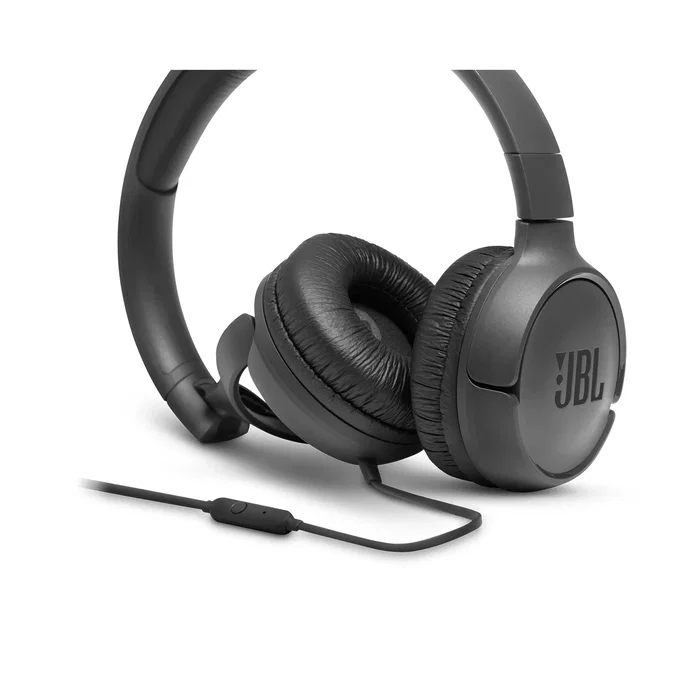 JBL Tune 500 Auriculares Alámbricos Diadema - Pure Bass para Llamadas y Música - Negro