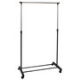 Je cherche une Idee Perchero Barra Ajustable 80x43 cm Altura 90-160 cm Carga 10 kg