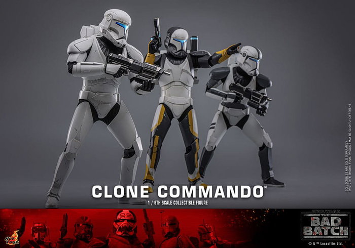 Star Wars: The Bad Batch Figura 1/6 Clone Commando 30 cm