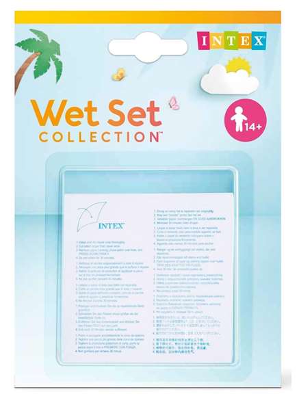 Intex Set de Reparación de Pinchazos Autoadhesivos 7cm