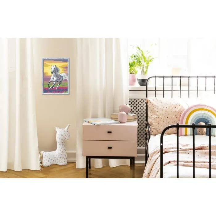 Ravensburger 25845 Caballo en el Prado Kit de Pintura por Números 18 x 24 cm a partir de 7 años