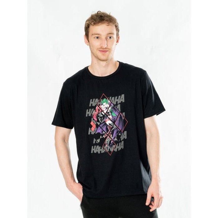 DC Comics Camiseta Harley Quinn Joker Diamond Talla XL