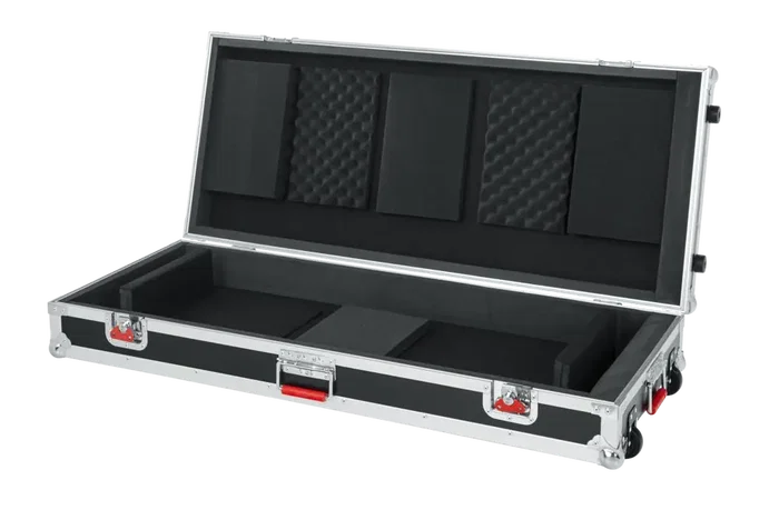 Gator Estuche de transporte para teclado slim de 88 notas con ruedas, Negro Gator Estuche de transporte para teclado slim de 88 notas con ruedas, Negro