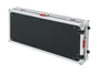 Gator Estuche de transporte para teclado slim de 88 notas con ruedas, Negro