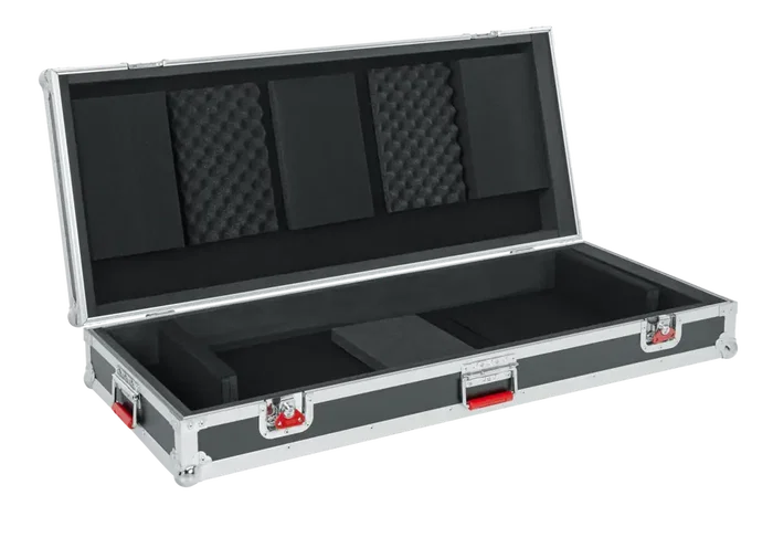 Gator Estuche de transporte para teclado slim de 88 notas con ruedas, Negro Gator Estuche de transporte para teclado slim de 88 notas con ruedas, Negro