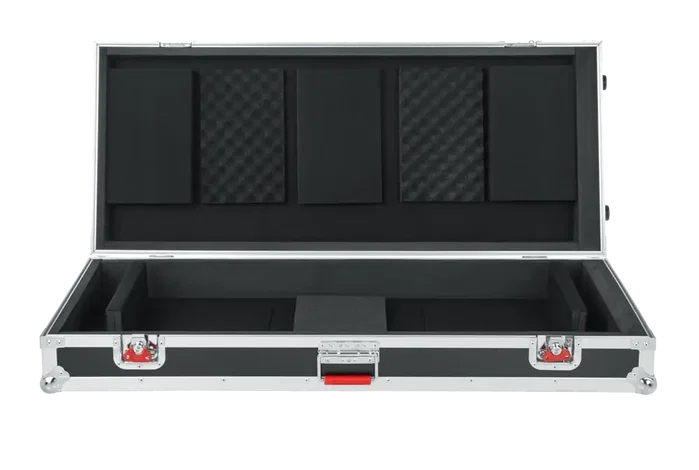 Gator Estuche de transporte para teclado slim de 88 notas con ruedas, Negro Gator Estuche de transporte para teclado slim de 88 notas con ruedas, Negro