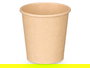 Kinvara Set 24 Vasos Kraft 120 ml Papel Plástico PE 6x6x6 cm (Set de 48)