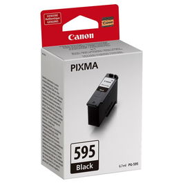 Canon PG-595 Cartucho de Tinta Negro Original - Compatible con PIXMA TS4150i, TS6550i, TS7550i - 180 Páginas, 6.7ml, Tinta Pigmentada