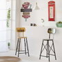 Placa de Pared Alexandra House Living Telephone Hierro 75 x 30 cm