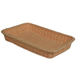 GET - WB-1509-HY - Cesta rectangular - 45,7 x 31,1 x 6,4 cm - Color Miel